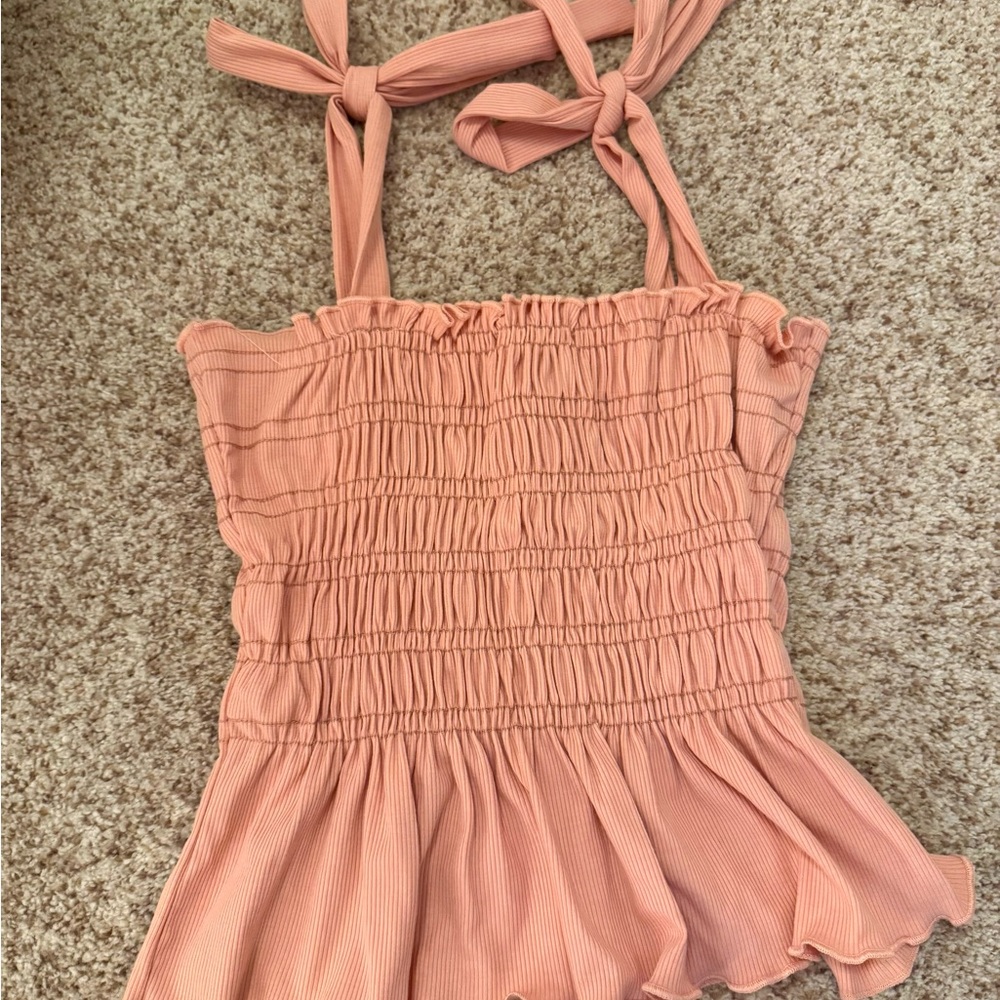 Peach Sleeveless Altar’d State Top